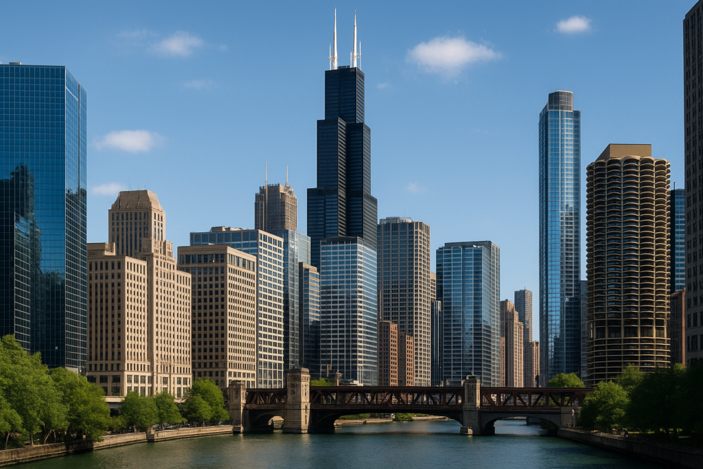 downtown chicago skyline